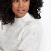 Abby pearl pullover - off white