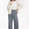 Alex tweed trousers - dblue/kit