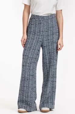 Alex tweed trousers - dblue/kit