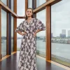 Alina panther dress - kit/black