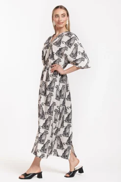 Alina panther dress - kit/black