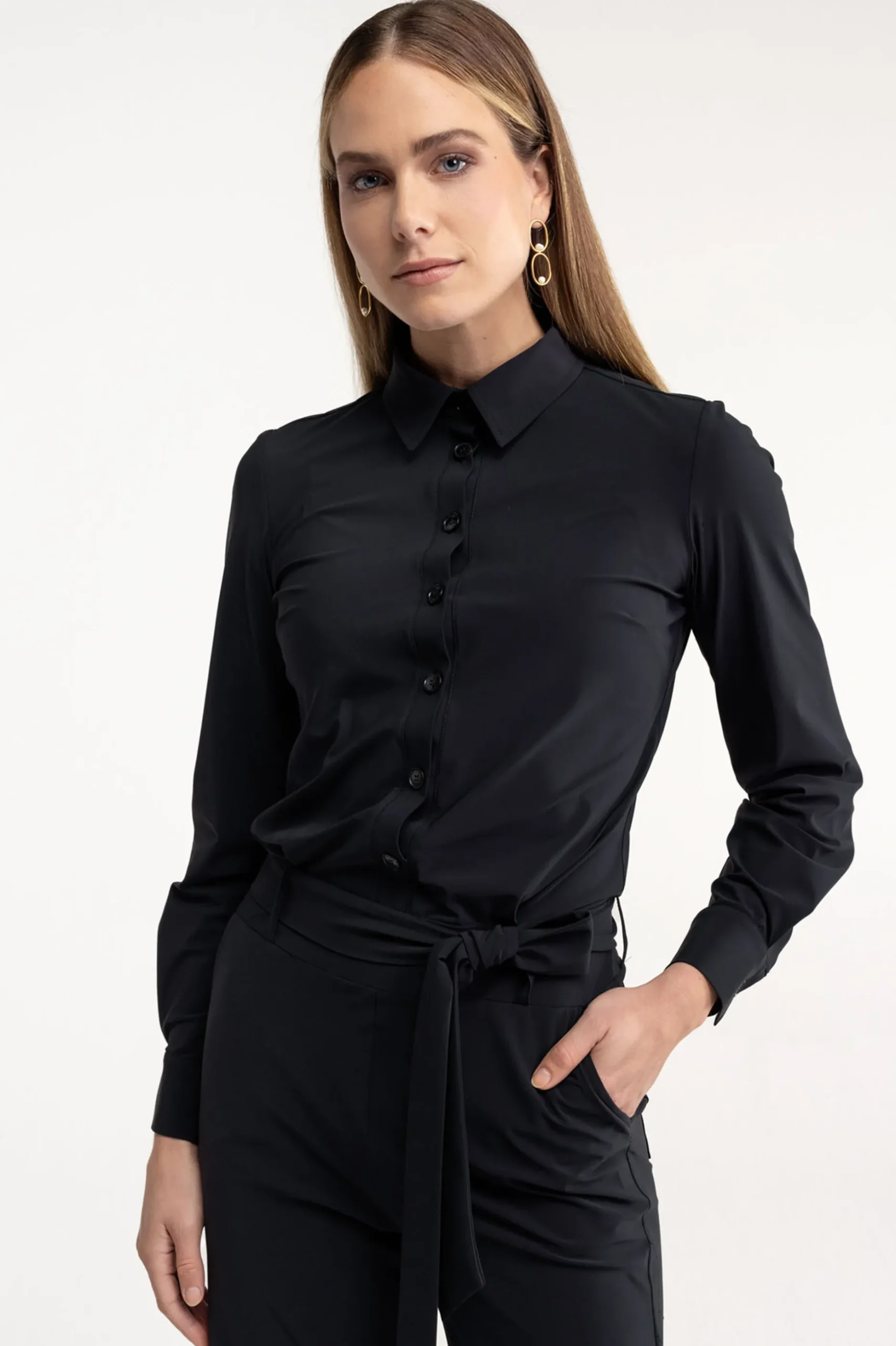 Angel LS jumpsuit - black