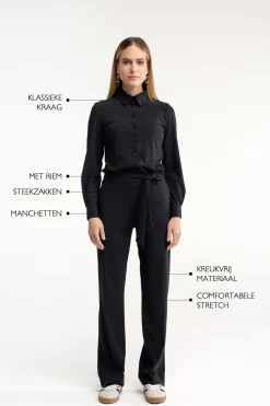 Angel LS jumpsuit - black