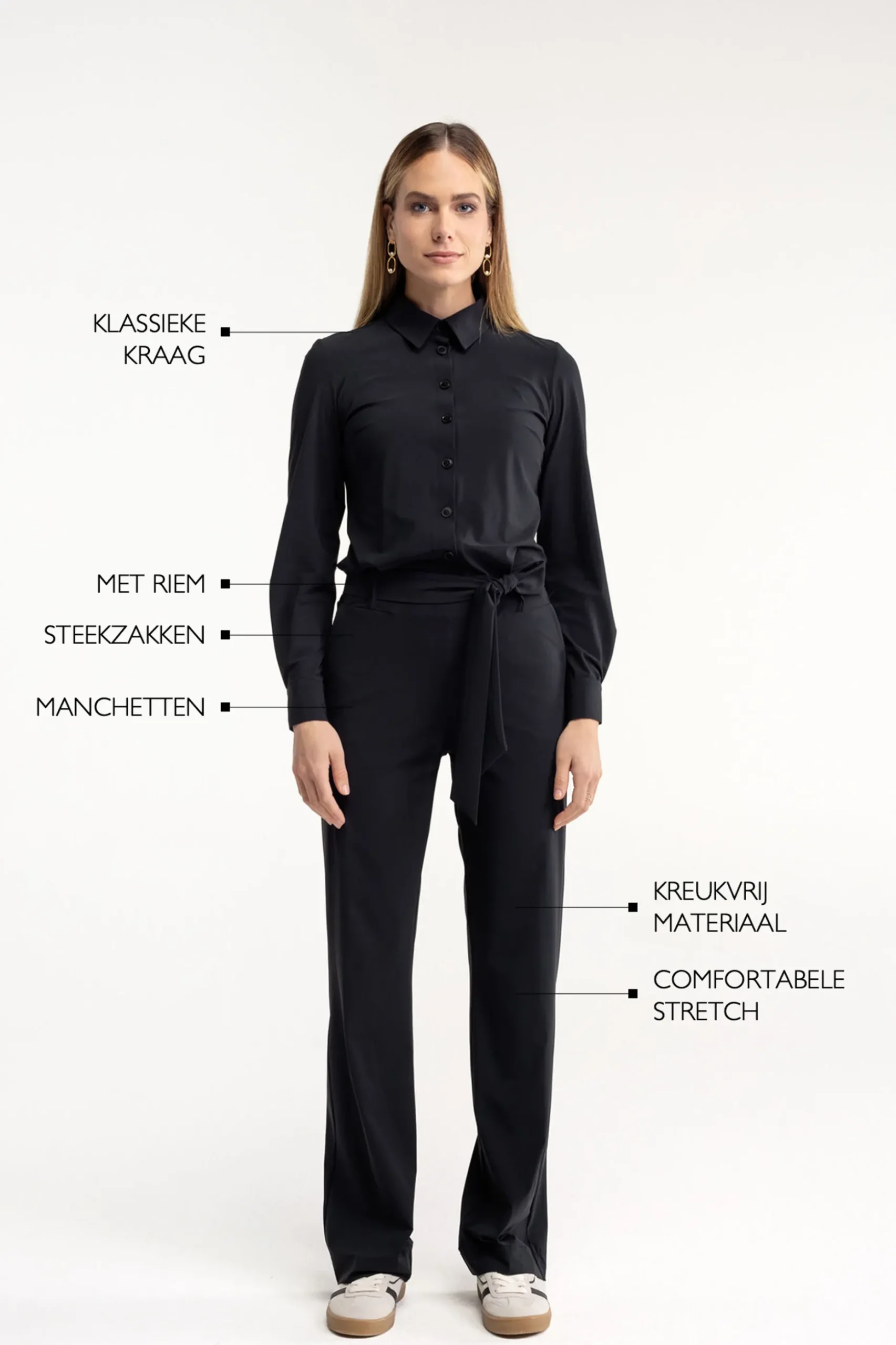 Angel LS jumpsuit - black