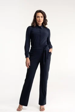 Angel LS jumpsuit - dark blue