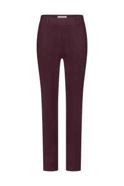 Anna bonded trousers - blackberry
