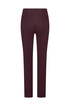 Anna bonded trousers - blackberry