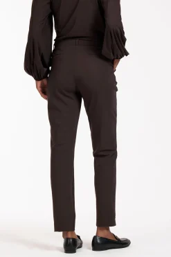 Anna bonded trousers - espresso