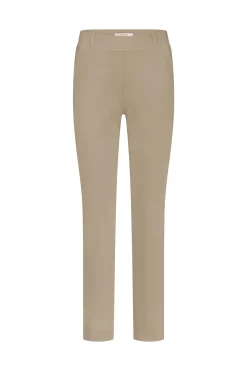Anna bonded trousers - latte