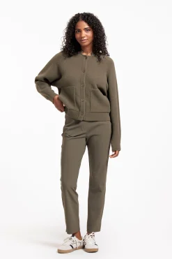 Anna bonded trousers - new army