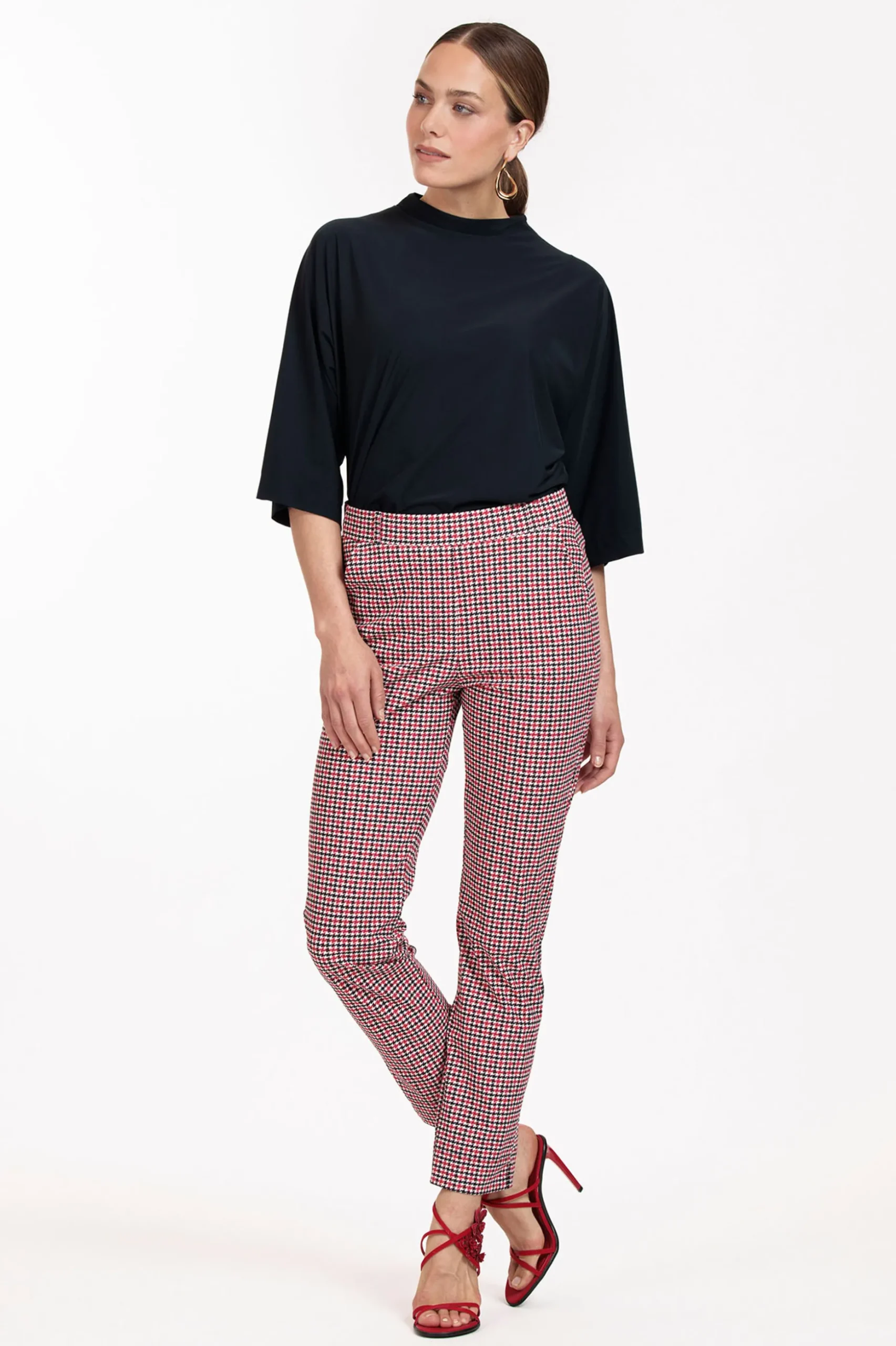Anna check trousers - multi color