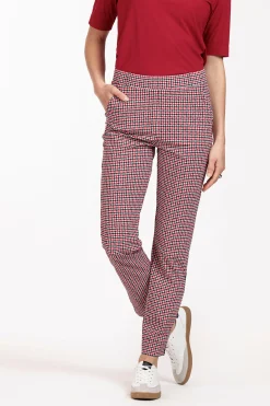 Anna check trousers - multi color