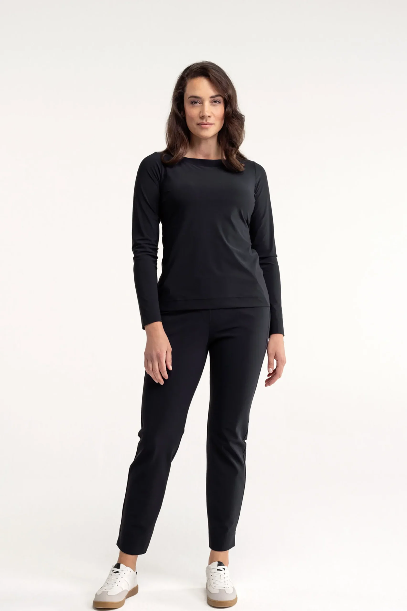 Anne bonded trousers - black