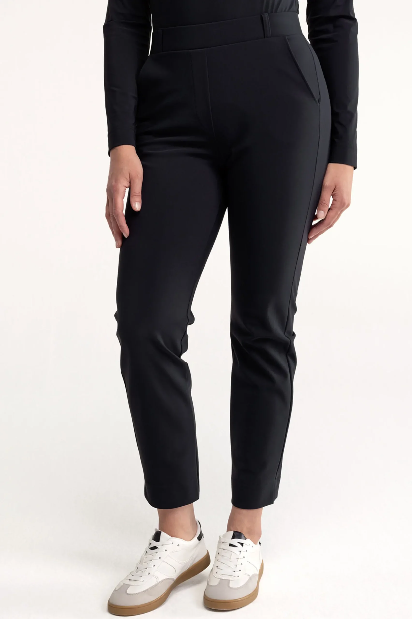 Anne bonded trousers - black