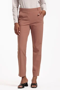 Anne bonded trousers - chocolate