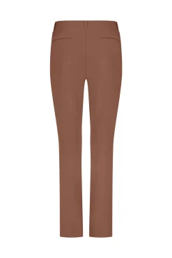 Anne bonded trousers - chocolate