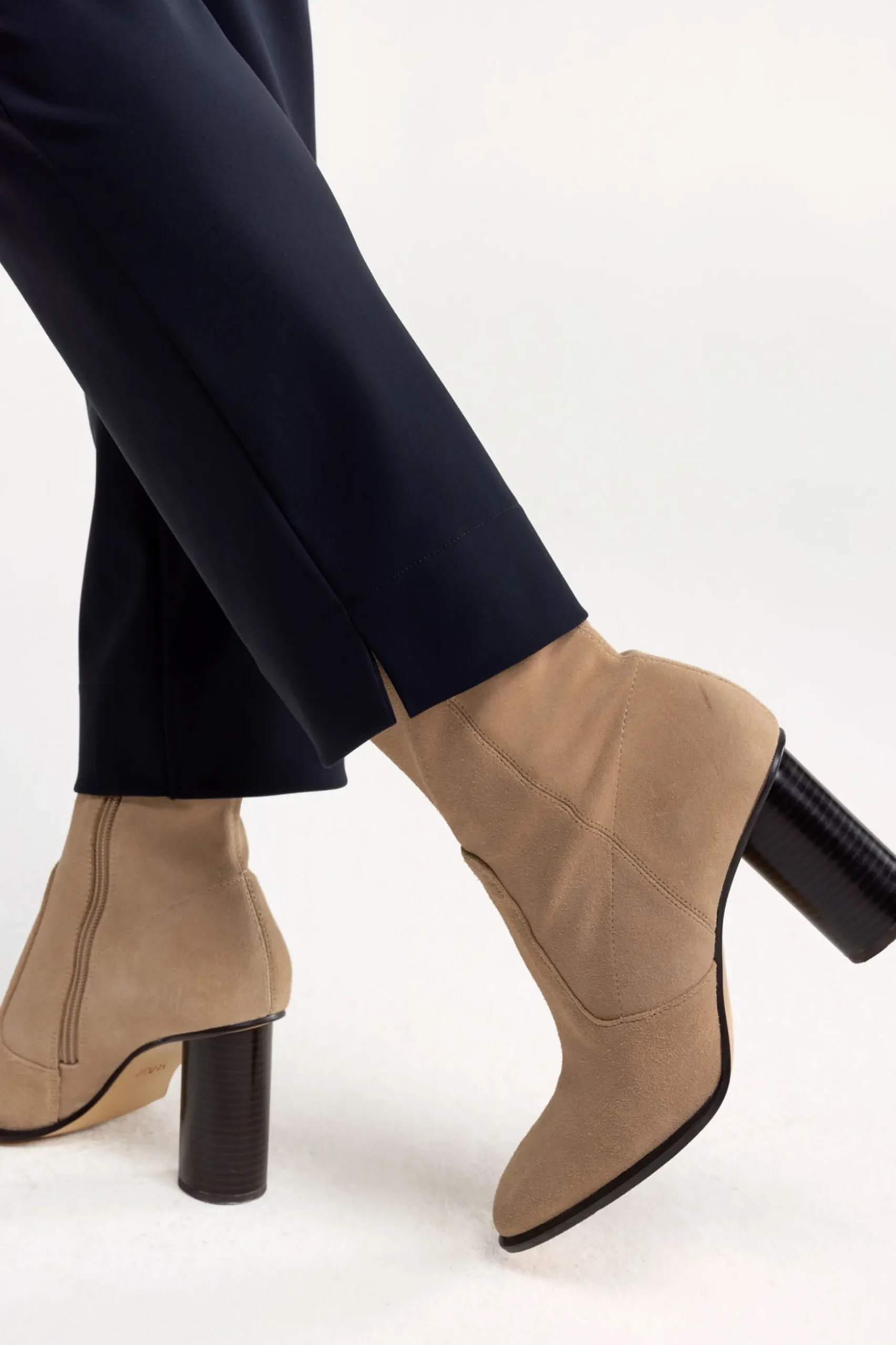Anne bonded trousers - dark blue