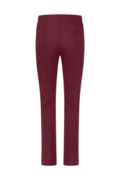 Anne bonded trousers - merlot