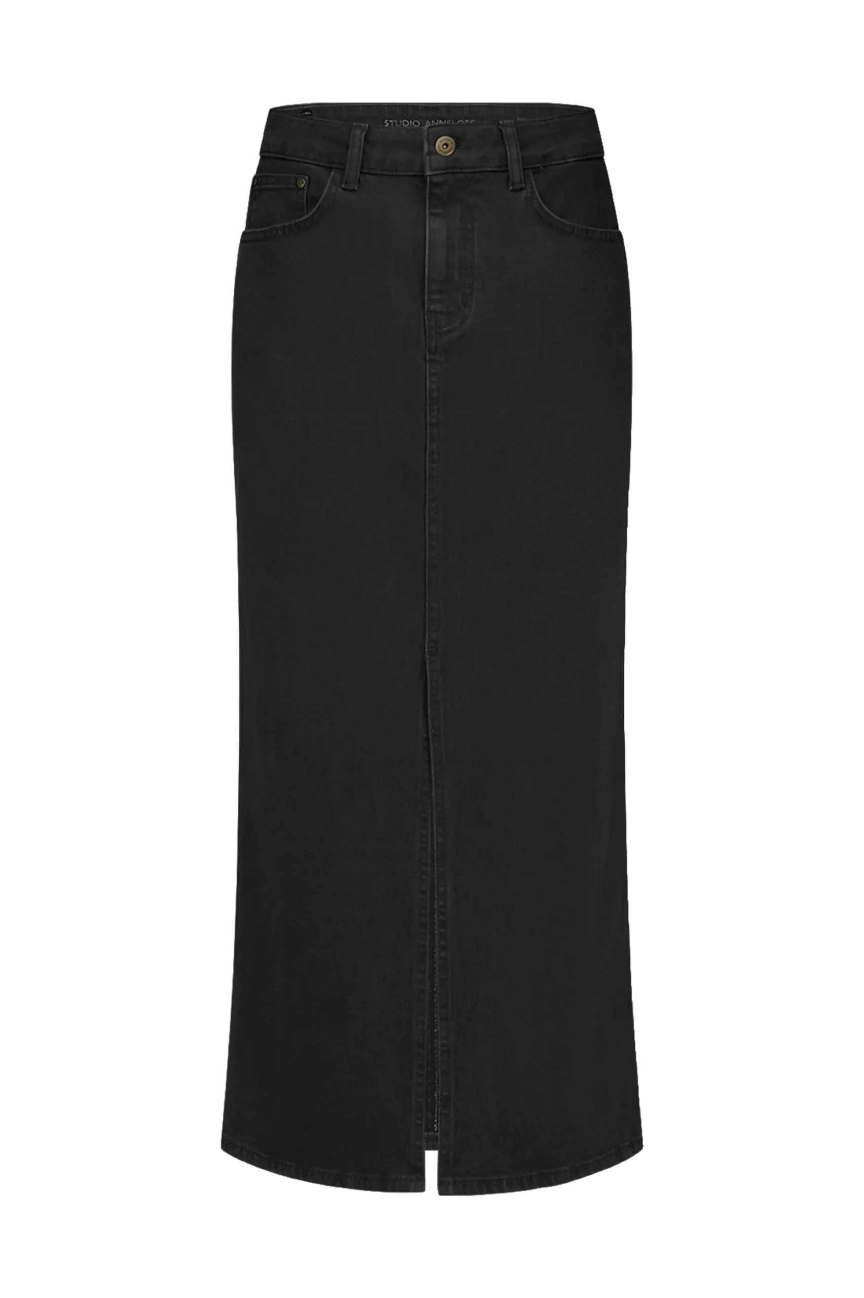 Annebella denim skirt - black