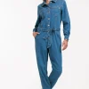Ariane denim jumpsuit - denim blue