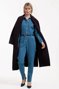 Ariane denim jumpsuit - denim blue