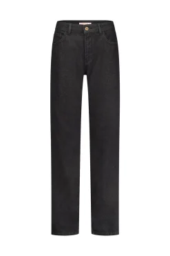 Ava gold trousers - black