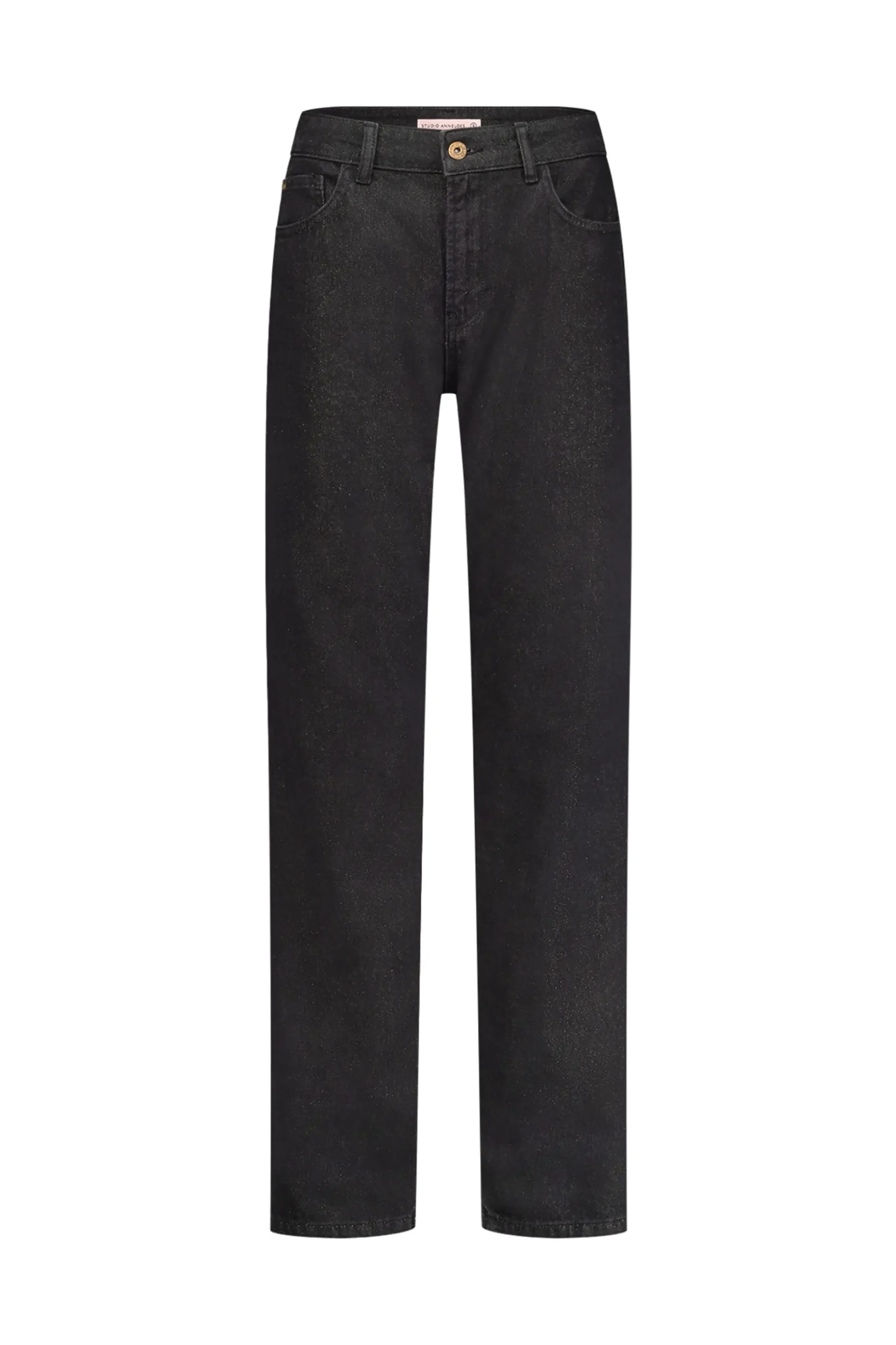 Ava gold trousers - black