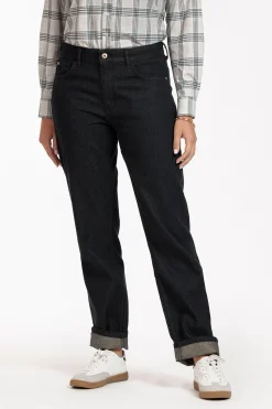 Ava gold trousers - black