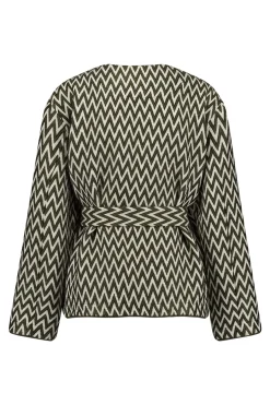 Azra zig zag jacket - new army/kit