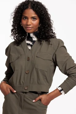 Becky cargo jacket - new army