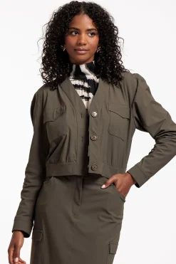 Becky cargo jacket - new army