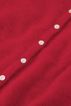 Bibi mohair cardigan - red