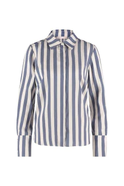 Birdy stripe blouse - kit/denim blue