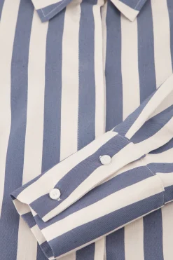 Birdy stripe blouse - kit/denim blue