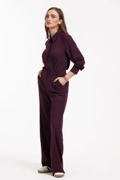 Bobby fancy blouse - blackberry