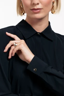 Bobby fancy blouse - dark blue