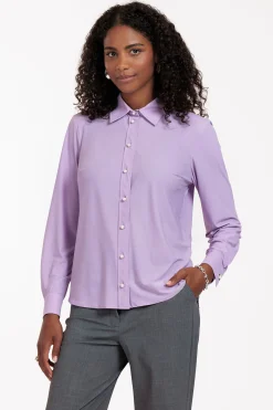Bobby pearl blouse - lila