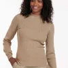 Brady shiny pullover - latte