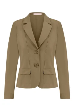 Bright bonded blazer - earth