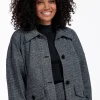 Brioni bnd tweed jacket - black/off white