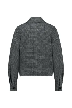 Brioni bnd tweed jacket - black/off white