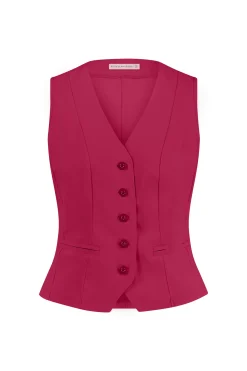 Bruno gilet - Cherise