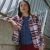Cady check jacket - multi color
