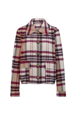 Cady check jacket - multi color