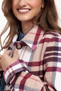 Cady check jacket - multi color