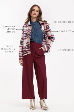 Cady check jacket - multi color