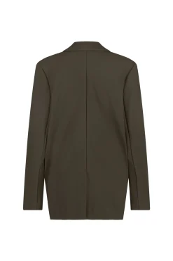 Camille bonded blazer - new army