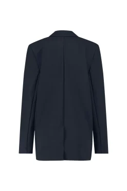 Camille button blazer - dark blue