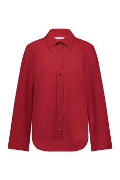 Caress blouse - dark red