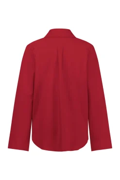 Caress blouse - dark red
